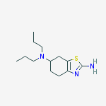 Structure of 6-n,6-n-dipropyl-4,5,6,7-tetrahydro-1,3-benzothiazole-2,6-diamine