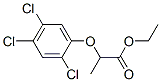 Structure of ethyl 2-(2,4,5-trichlorophenoxy)propionate
