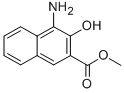Structure of 1-AMINO-2-HYDROXY-NAPHTALENE-3-CARBOXYLIC ACID METHYL ESTER