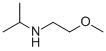 N-2-甲氧基乙基异丙胺结构式