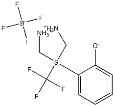 Structure of N-Methyl-N-[oxido(phenyl)(trifluoromethyl)-λ6-sulfanylidene]methanaminium tetrafluoroborate
