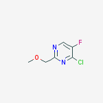 Structure of 4-CHLORO-5-FLUORO-2-METHOXYMETHYL-PYRIMIDINE
