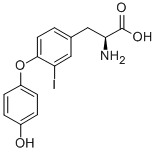 Structure of 3-IODO-L-THYRONINE