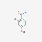 Structure of 2-CHLORO-4-HYDROXYBENZAMIDE