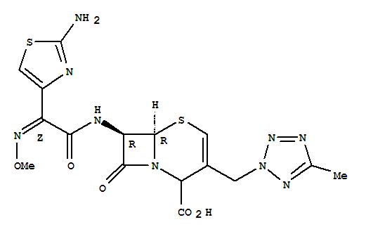 Structure of Δ2-Cefteram