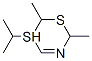 Structure of Dimethylisopropyldihydro-1,3,5-dithiazine