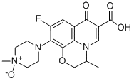 Structure of OFLOXACIN N-OXIDE (MIXTURE OF DIASTEREOMERS)