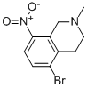 Structure of 5-bromo-2-methyl-8-nitro-1,2,3,4-tetrahydroisoquinoline