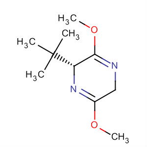 Pyrazine, 2-(1,1-dimethylethyl)-2,5-dihydro-3,6-dimethoxy-, (R)-结构式
