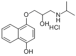 (+/-)-1-Hydroxypropranolol,HCl结构式