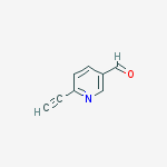 Structure of 6-ethynylpyridine-3-carbaldehyde