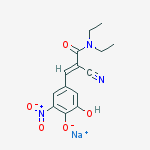 Structure of ENTACAPONE (SODIUM SALT), 98%