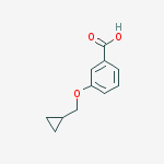 Structure of 3-(cyclopropylMethoxy)benzoic acid