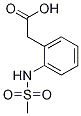 Structure of {2-[(Methylsulfonyl)amino]phenyl}acetic acid