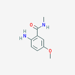 2-amino-5-methoxy-N-methylbenzamide结构式