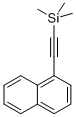 Structure of TRIMETHYLNAPHTHALEN-1-YLETHYNYLSILANE
