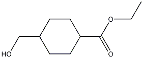 Structure of (1r,4r)-ethyl 4-(hydroxymethyl)cyclohexanecarboxylate