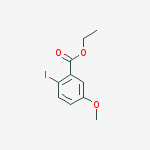 Ethyl 2-iodo-5-methoxybenzoate结构式