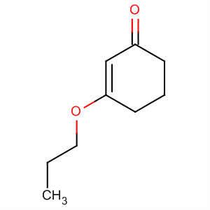 Structure of 2-Cyclohexen-1-one, 3-propoxy-