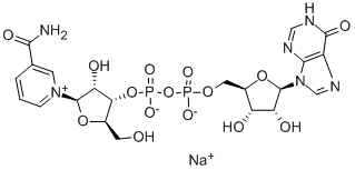 DEAMINO-DIPHOSPHOPYRIDINE NUCLEOTIDE SODIUM SALT结构式