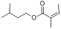 Chemical structure of ANGELIC ACID ISOAMYL ESTER