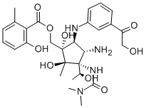 Structure of 8-hydroxypactamycin