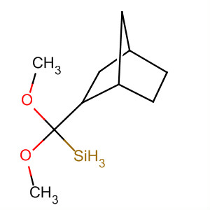 Structure of Silane, bicyclo[2.2.1]hept-2-yldimethoxymethyl-