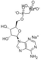 Structure of ALPHA,BETA-METHYLENEADENOSINE 5-DIPHOSPHATE SODIUM SALT