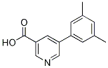5-(3,5-Dimethylphenyl)nicotinic acid结构式