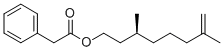 Structure of RHODINYL PHENYLACETATE