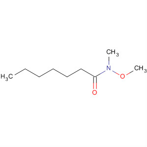 Structure of Heptanamide, N-methoxy-N-methyl-