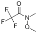 Structure of N-METHOXY-N-METHYLTRIFLUOROACETAMIDE