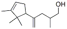 Structure of 4-penten-1-ol,2-methyl-4-(2,2,3-trimethyl-3-cyclopenten-1-yl)-