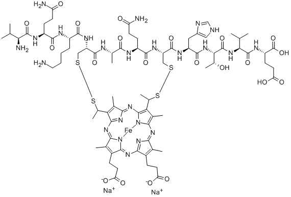Structure of MICROPEROXIDASE (MP-11) SODIUM SALT