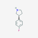 Structure of (3r)-3-(4-fluorophenyl)pyrrolidine