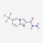 Imidazo[1,2-a]pyridine-3-carboxylic acid, 6-nitro-结构式