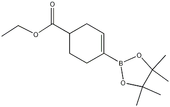 Structure of 4-(4,4,5,5-Tetramethyl-[1,3,2]dioxaborolan-2-yl)cyclohex-3-ene-1-carboxylic acid ethyl ester