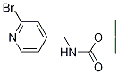 Structure of 4-(N-BOC-AMINOMETHYL)-2-BROMOPYRIDINE