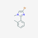 4-bromo-1-methyl-2-(2-methylphenyl)-1h-imidazole结构式