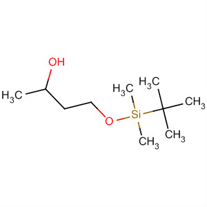 Structure of 2-Butanol, 4-[[(1,1-dimethylethyl)dimethylsilyl]oxy]-