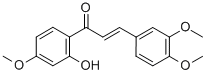 Structure of 3-(3,4-DIMETHOXYPHENYL)-1-(2-HYDROXY-4-METHOXYPHENYL)PROP-2-EN-1-ONE