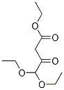 Structure of Butanoic acid, 4,4-diethoxy-3-oxo-, ethyl ester