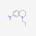 Structure of 7-Quinolamine, 1,2,3,4-tetrahydro-1-propyl-