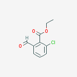 Structure of Ethyl 2-chloro-6-formylbenzoate