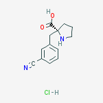 Structure of (R)-ALPHA-(3-CYANO-BENZYL)-PROLINE-HCL
