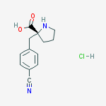 Structure of (R)-ALPHA-(4-CYANO-BENZYL)-PROLINE-HCL