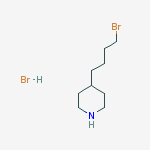 Structure of 4-(4-BROMO-BUTYL)-PIPERIDINE HYDROBROMIDE