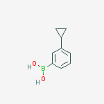 Structure of (3-Cyclopropylphenyl)boronic acid