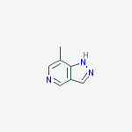 7-methyl-1H-pyrazolo[4,3-c]pyridine结构式