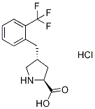 Structure of trans-4-(2-trifluoromethylbenzyl)-L-proline hydrochloride;(2S,4R)-4-(2-trifluoromethyl)pyrrolidine-2-arboxylic acid hydrochloride
